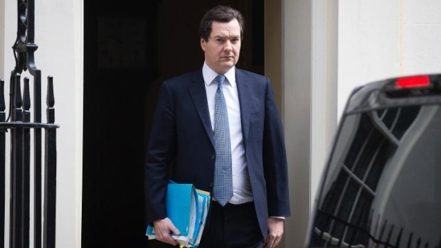 George Osborne, Britain's chancellor of the exchequer.