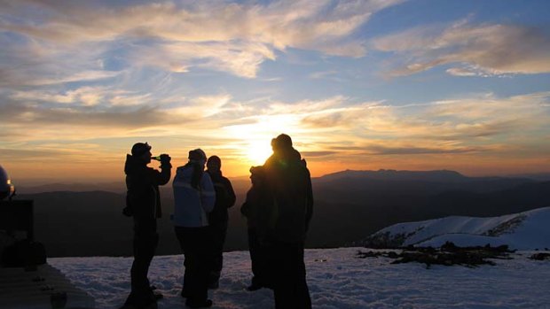 Activity central ... Mount Hotham's sunset views.