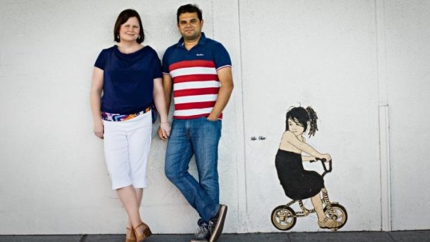 Brisbane husband-and-wife team Sarah and Arunava Chatterjee, co-founders of The Generous Shopper.