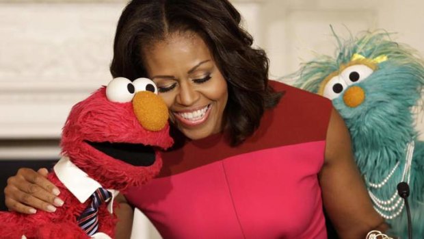 Obama Sesame ... The US first lady Michelle Obama has made numerous TV appearances, including on <i>Sesame Street</i>, to open up to the public.