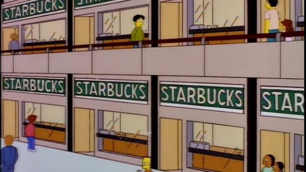 There are now five Starbucks in the city. 