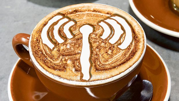 There's a free wi-fi signal in almost every cafe, so why do hotels insist you pay? Digital image: Jamie Brown