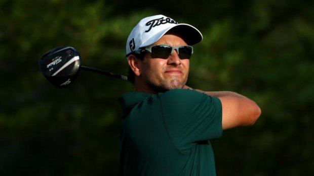 Good driver: Adam Scott's long game is as good as any on tour.