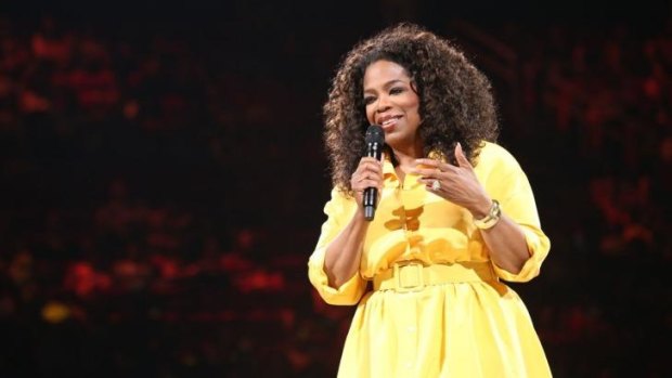 Oprah Winfrey on her spoken word tour, An Evening with Oprah.