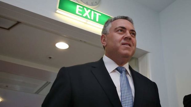 Treasurer Joe Hockey is suing Fairfax Media.