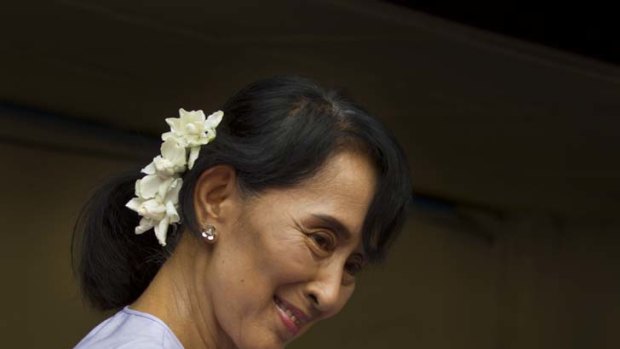 Crusader ... Aung San Suu Kyi has fought for many years to bring basic rights to the Burmese people.