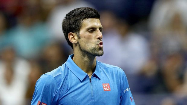 Wary: Novak Djokovic.