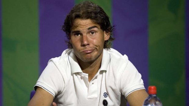 Out ...  Rafael Nadal.