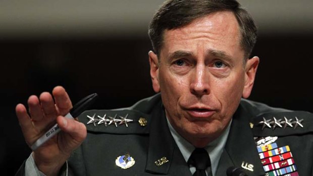 End of the affair &#8230; General David Petraeus testifies before the Senate.