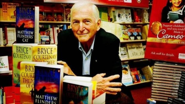The storyteller: Courtenay at a book signing in Sydney in 2004.  