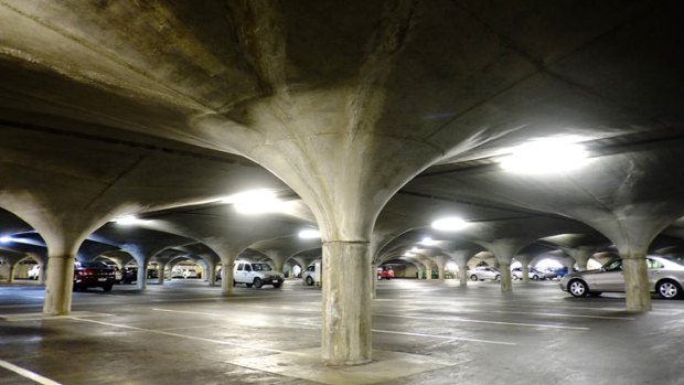 Melbourne University Underground Car Park.