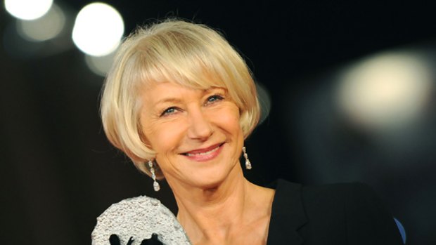 Helen Mirren poses during the photocall after winning the The Silver Marc'Aurelio Jury Award for Best Actress for the movie <i>The Last Station</i>  during the Rome Film Festival last year.