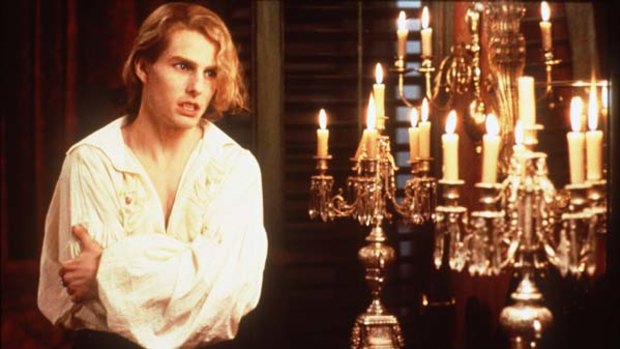 Tom Cruise as Lestat in Interview With A Vampire.