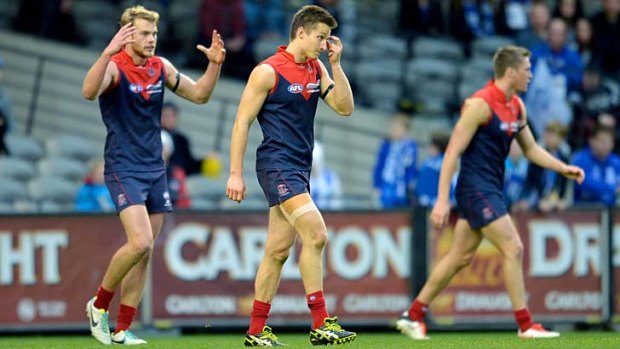 On the nose: Melbourne was humiliated again at the weekend.