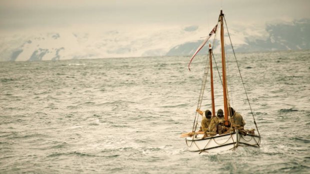 Into the wild … the Alexandra Shackleton near Elephant Island.