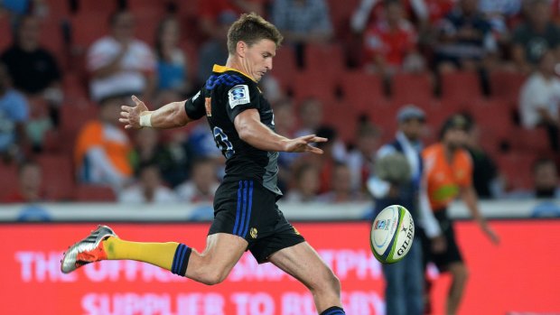 Linchpin: Hurricanes halfback Beauden Barrett has been central to the unbeaten Super Rugby leaders' run this season.