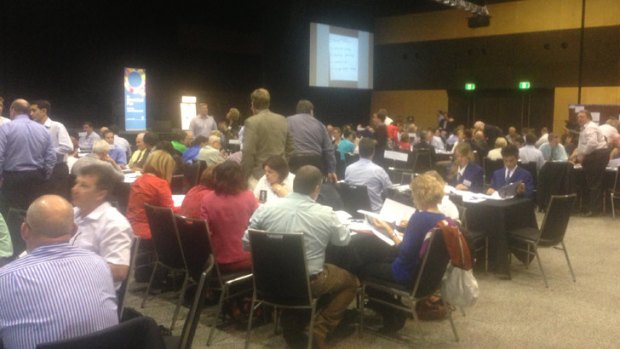 Delegates at the Queensland Plan summit in Mackay.