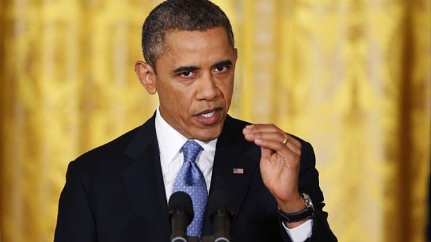 "[I want] an assault weapons ban that is meaningful" ... US President Barack Obama.