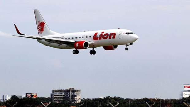 Flying high ... Indonesia's Lion Air is growing rapidly.