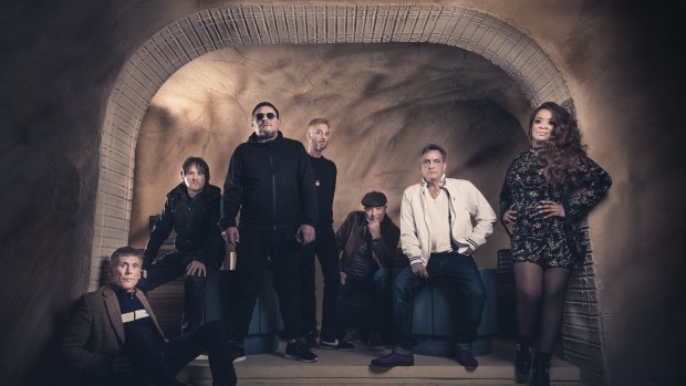 Happy Mondays, with Shaun Ryder (third left), are touring next month.