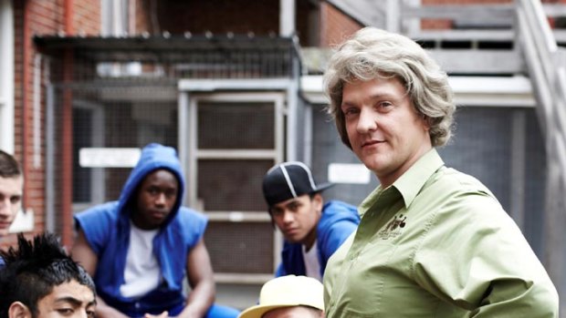 Gran (right), a character from Chris Lilley's <i>Angry Boys</i>.