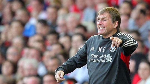 Keeping calm: Liverpool manager Kenny Dalglish.