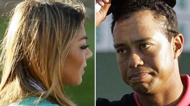 Regrets his transgressions ... Tiger Woods allegedly had an affair with Jaimee Grubbs.