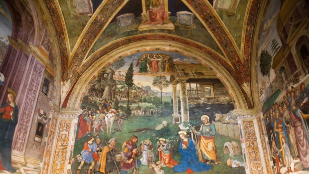 Pinturicchio's frescoes at Santa Maria Maggiore.