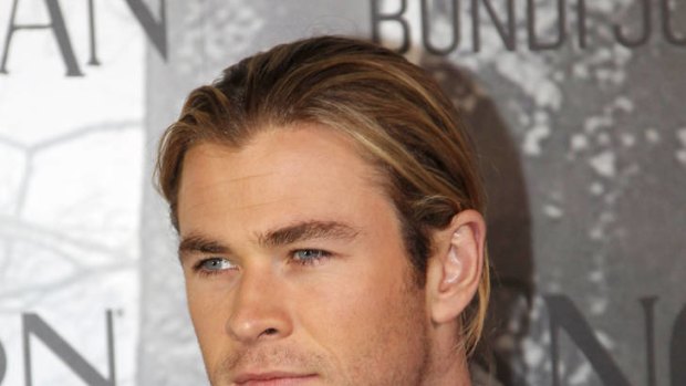 Long way from Summer Bay ... former Home & Away actor Chris Hemsworth.