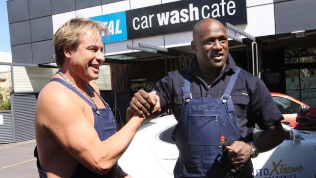 Warwick Capper and Wendell Sailor all washed up in Celebrity Apprentice.