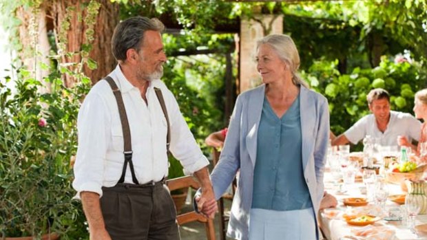 Reunited lovers in life and on film ... Vanessa Redgrave and Franco Nero star in the new movie Letters to Juliet .