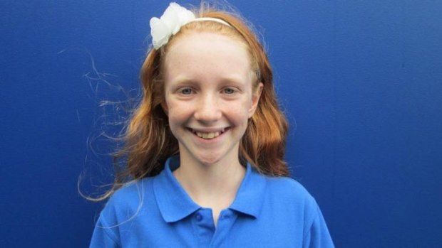 Missing schoolgirl Michelle Levy.