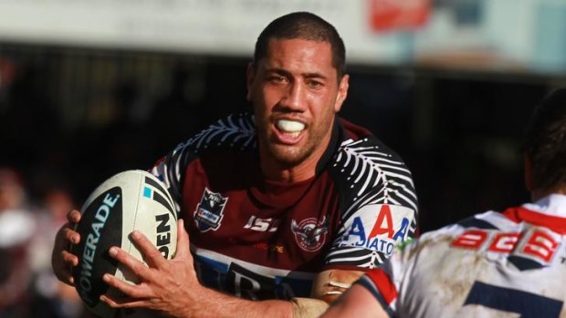 Inspired ... the Sea Eagles Brent Kite has gained perspective from his cousin's ordeal.