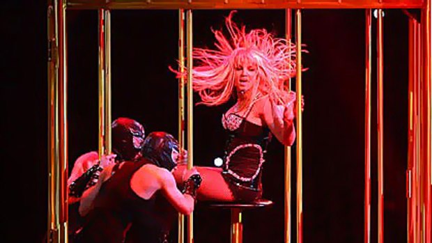 Britney Spears performs at Perth's Burswood Dome.
