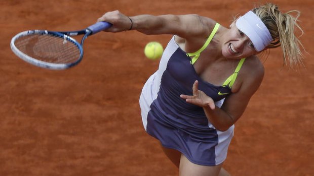 Defending champion: Maria Sharapova.