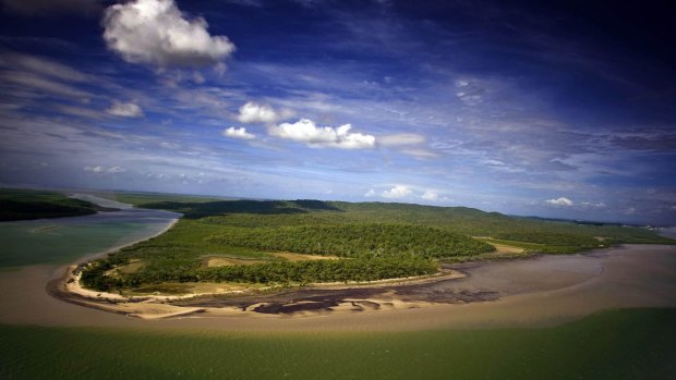 Curtis Island: The majority of people coming to the tropical isle these days are there to help build the LNG facilities, not for the pristine beaches or endangered dugongs and snubfin dolphins.