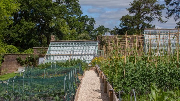 There are three large walled kitchen gardens.