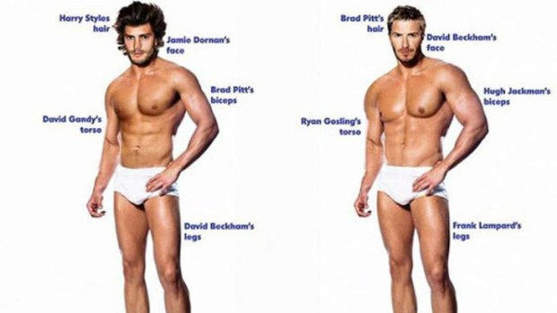 No surprises here - men think the perfect man is very muscular.