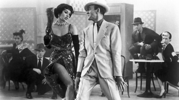 Cyd Charisse with Fred Astaire in her first leading role in The Band Wagon.