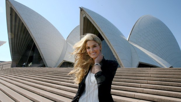 Yuletide concert...Delta Goodrem at the Opera House this week. Her concert has been rescheduled for Christmas Eve.