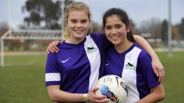 Lauren Harper, left and Sophie Bui are a formidable attacking duo.