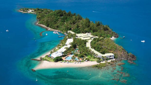 Daydream Island in the Whitsundays. The Whitsundays remain the most expensive place in Australia, on average, for a room.