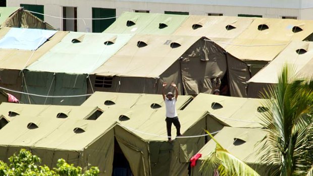 Access denied: Nauru detention centre.