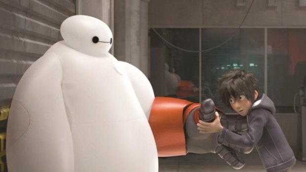 Fairytale: Robotics prodigy Hiro Hamada transforms his closest companion – a robot named Baymax – into a high-tech hero in <i>Big Hero 6</i>.