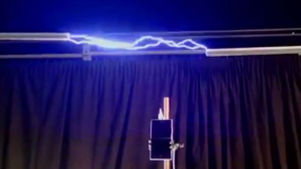 Nokia is working to harness the power of lightning to power its smartphones.