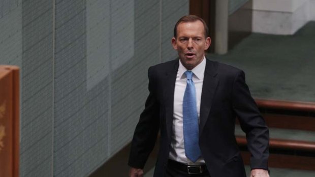 Return to the firing line ... Tony Abbott.
