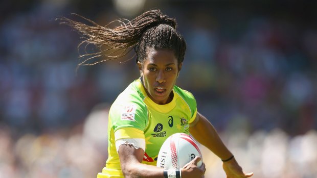 Hot shot: Australian sevens star Ellia Green is the country's most marketable rugby player. 