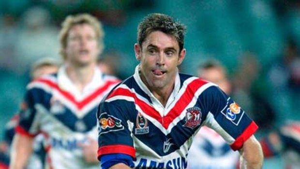 Top class ... former Roosters skipper Brad Fittler earns the No.6 spot, with Darren Lockyer at fullback.