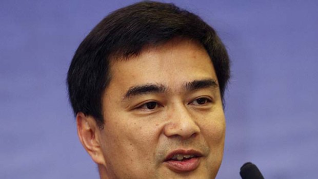 Abhisit Vejjajiva... Thailand "has no intention whatsoever to have conflicts".