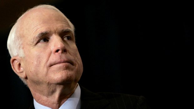 Republican Senator John McCain is withholding judgment.